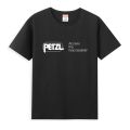2024 Men T Shirt Casual PETZL Life Wall Climbing Hiking and Trail Running Camping Drifit T-shirt Comfortable Streetwear. 