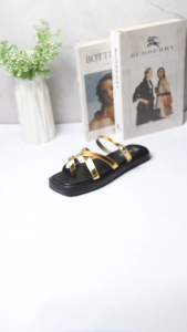 Big Size 37 - 44 Trixbee Sandal Wanita Platform Tali Blak Silver