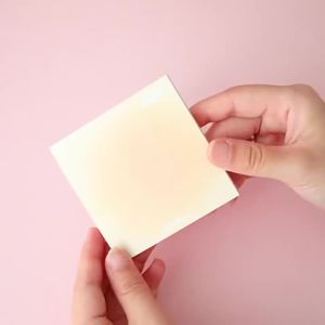 Pastel Gradient Sticky Notes 8x8cm 50 Sheets/PadCute Memo Paper For School OfficeSelf-Adhesive Message Note