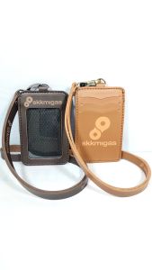 Tempat Id Card SKK MIGAS Kulit / Id Card Holder Skk Migas Gantung / nametag skk migas kulit