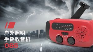 【🎄Warm Gift💝】อัพเกรด 086 Solar Radio วิทยุฉุกเฉินพลังงานแสงอาทิตย์มัลติฟังก์ชั่ไฟฉายขั้นสูงแบบพกพากลางแจ้งมือหมุนสร้างวิทยุ