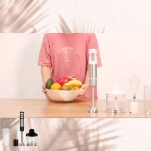 Máy xay cầm tay đa năng dành cho bé giúp xay nhuyễn thực phẩm trộn thức ăn dặm một cách nhanh chóng và tiện lợi