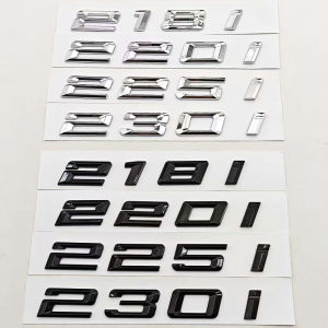 3D ABS Car Styling Logo 230i 220i 218i 225i Badge Sticker Rear Trunk Emblem For BMW 2 Series 230i 220i 218i 225i Accessories