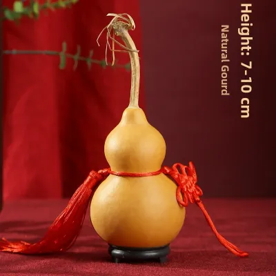 FUGUANGPUZHAO | Natural Gourd Decorative Craft Car Home Ornament