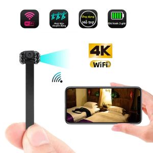 Camera Wifi Mini 1080P Máy Quay Phim An Ninh Gia Đình 4K HD Với Ứng Dụng Giám Sát Từ Xa Và Giám Sát Di Động Tầm Nhìn Ban Đêm Hồng Ngoại