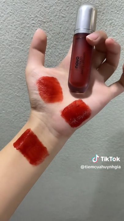 NOVO 5234 Lip Gloss Durable waterproof non stick to cup and non fading STUNNING MATTE Lipmatte Liptint Liquid Lipsticks