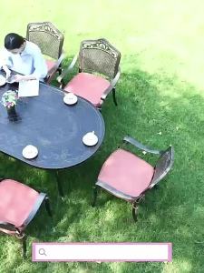FENGZHAOHUANG | Outdoor Waterproof Rustproof Table and Chair Set