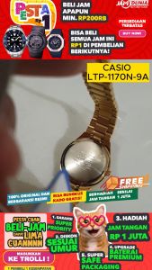 Jam Tangan CASIO LTP-1170N-9A: Spesifikasi & Keunggulan Jam Tangan Pria Anti Air