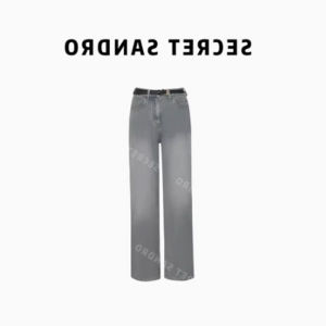 Oajer Flagship Store Womens High Waist Straight Leg Wide Leg Jeans Retro Spring Summer Slimming Effect Long Pants