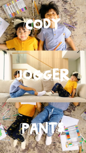 Yobebee Cody Jogger Pants Anak Usia 3 - 12 Tahun Daily Pants Celana Panjang Anak Motif Karakter Lucu
