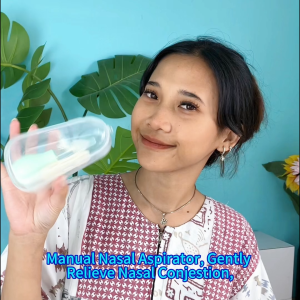 Einmilk Baby Manual Nasal Aspirator | Gentle Relief for Baby Blocked Nose | Safe Nose Cleaner for Better Sleep & Easier Breathing HENA220