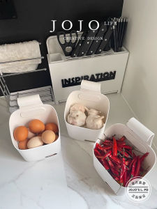 Multifunctional Wall Mounted Bathroom Storage Basket Small Hanging Basket Home Organization Utility Goods Mr Grocery