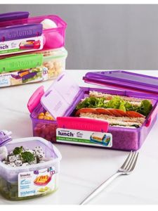 Food Grade Macaron Preservation Lunch Box Fruit Microwave Safe Storage Container Adult Size Rectangular Eco Friendly PP Material