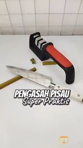 PROMO Alat Asahan Pengasah Penajam Pisau 4 slot 4 in1 / Alat Pengasah Pisau dan Gunting 4 in 1