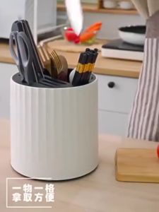 Giá đỡ dao xoay nhà bếp/kệ/bát đũa lồng rau dao hộp lưu trữ tích hợp/giá đỡ dao nguyên chất