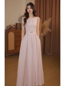 SHANGSHA | Luxury Elegant Pink Dress