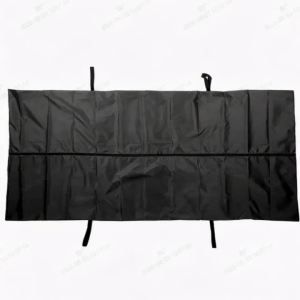 Emergency Cadaver Body Bag Dead Body Bags Reinforced Handle Anti Leakage Oxford Cloth Double Use Black for Funeral