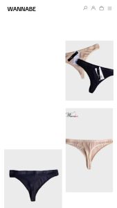 Quần lót t-back wannabe qlt03 quần chíp nữ khoe mông lưng viền thun bản vừa dễ mặc