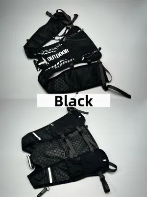 Outdoor Running Hydration Vest Backpack Unisex Cycling Riding Soft Pack Style Mens Womens Sports Bag Nylon Material