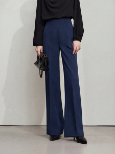 AMII | Autumn New Minimalist Business Straight Leg High Waist Pants