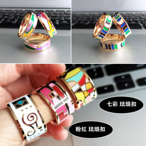 High-End Metal X-Shaped Three-Ring Scarf Clasp Elegant Small Silk Scarf Ring Versatile 14K Gold Plated Corner Knot Accessory