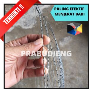 Paket 50pcs KAWAT KASAR Perangkap babi Jerat babi Beronjong Lapun Porog Jerubung
