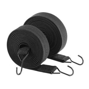 Makery【Ready in Stock】 1.75m Elastics Rope with Hooks For Motorcycle Bike Luggage Rack