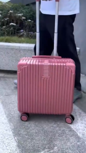 BoldEdge 18 Inches Hand Carry Luggage 7kg Boarding plane Lightweight suitcase Waterproof travel Trolley maleta