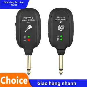 IRIN | Hệ Thống Guitar Không Dây A8 4 Kênh Bộ Phát Thu Cho Guitar Điện Bass Violin - Có Pin Tích Hợp