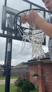 Outdoor basketball hoop basketball pole height can be freely adjusted training basketball hoop