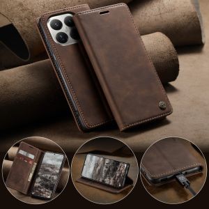 CaseMe Retro Magnetic Flip PU Leather Phone Case for Xiaomi 15 15Pro MI15T Pro Wallet Cover Phone Coque Xiaomi 15T Pro 15 Ultra