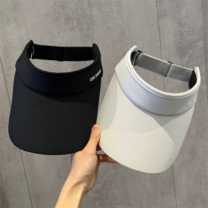 Summer UV Sun Hat Mens and Womens Outdoor Sports Running UV-Proof Sun Hat Ice Silk Breathable Topless Hat Tide