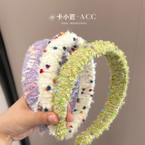 หมวกผ้าขนแกะสีสันสดใส DIY สำหรับผู้หญิง หมวกผ้าขนแกะทรงสี่เหลี่ยมจัตุรัส หมวกผ้าขนแกะแบบสวมหัวสำหรับผู้หญิงทุกวัย