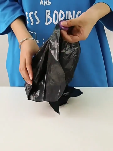 🐻DAILY2U🐻 (4 SIZES) Drawstring Disposable Garbage Bag Strong Plastic Waste Basket Beg Plastik Sampah 3X Lagi Tebal Plastic Beg Sampah Bertali Extra Thick Drawstring Garbage Plastic Bag Trash Bag Heavy Duty