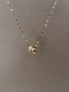 S925 Sterling Silver Pendant Necklace Diamond Encrusted Dainty Waist Design Vintage Style Luxury Elegance Choker Necklace