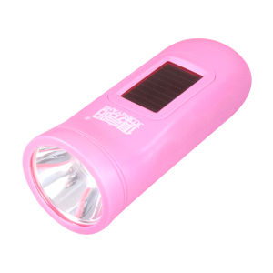 JUJINGYANG | Mini Waterproof Solar & Hand-crank Charging LED Flashlight