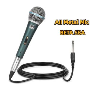 Wired Professional Condenser Microphone Mic For PC Karaoke Machine System Sound Room Gaming Gamer Audio Sing Live Streaming Kits