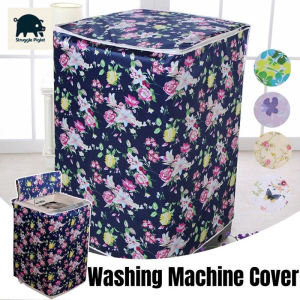 Washing Machine Cover Waterproof Dustproof Washing Machine Dust Cover with Zippered