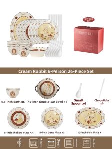 WUXIN | Cute For Individual Meals Aesthetic For Girls Dish Set