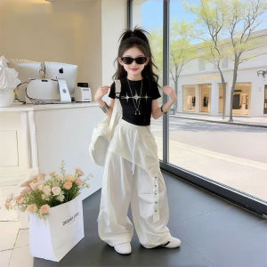 LIREGONGZHU | Stylish Girls Clothing Set T-Shirt and Quick-Dry Pants