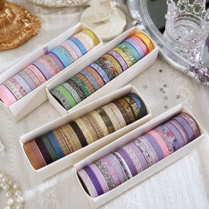 Mr.Paper 20Rolls/Box Vintage Washi Tape Set Decorative Journal Tape for Scrapbooking & DIY Craft Projects