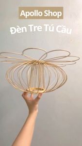 (Xưởng HCM) Đèn Mây Tre Thả Trần Hình Hoa Tú Cầu Dùng Để Decor Spa Nhà Hàng Quán Ăn Cafe Homestay.