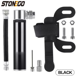 Máy Bơm Xe Đạp Bỏ Túi Siêu Nhẹ Di Động 120 PSI Máy Bơm Lốp Xe Đạp Mini Áp Suất Cao Cho Van Presta/Schrader