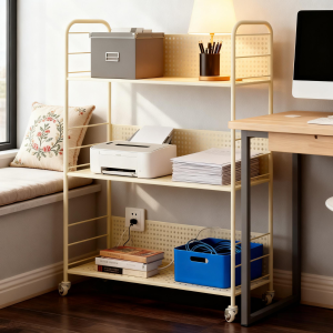 Portable Iron Art Bookshelf