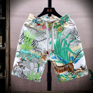 Quần Short Nam Ice Silk 5 Điểm Mùa Hè 2025 Quần Dài Đến Đầu Gối Quần Dài Ống Đứng Quần Dài Ống Rộng Quần Dài Thường Ngày