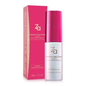 ZA Perfect Solution Youth Whitening Serum 30ml. พร้อมมอบประสิทธิภาพผิวดูกระจ่างใส