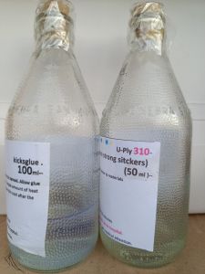 Kicksglue Original Rubber Shoes Glue 100 ml + Primer 50 ml for Regluing Rubber Shoes
