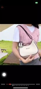 KC Bag 2028: Korean Fashion Leather Sling Shoulder Bag for Women