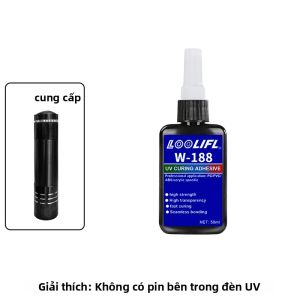 Keo UV Siêu Mạnh Keo Dán Nhanh Cho Kính Kim Loại Acrylic-Ánh Sáng Tia Cực Tím Kích Hoạt Liên Kết Mạnh Mẽ Thủ Công DIY Sửa