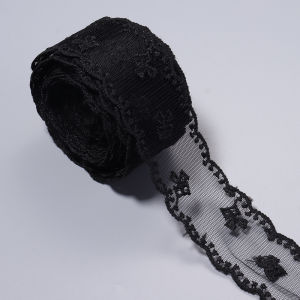 5Yard/Lot 40mm Embroidery Lace Trims Exquisite Sewing Ribbon Webbing DIY Trimmings For Wedding Party Girl Dress Accessories